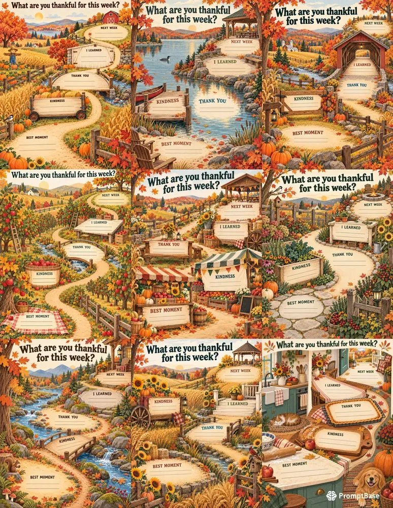 Family Thanksgiving Reflection Journeys