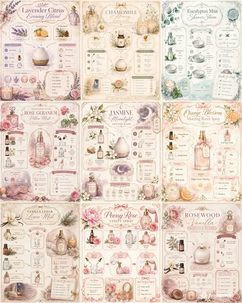 Aromatherapy Recipe Maps