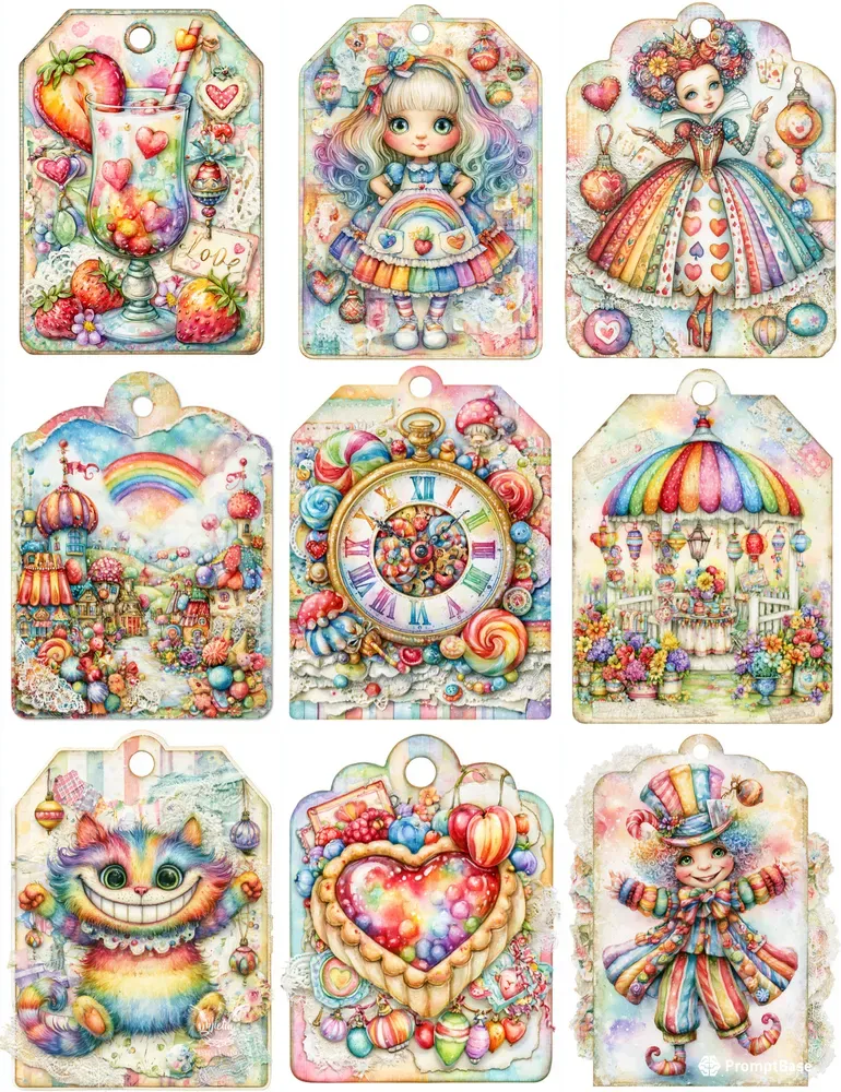 Alice In Candy Wonderland Product Tags