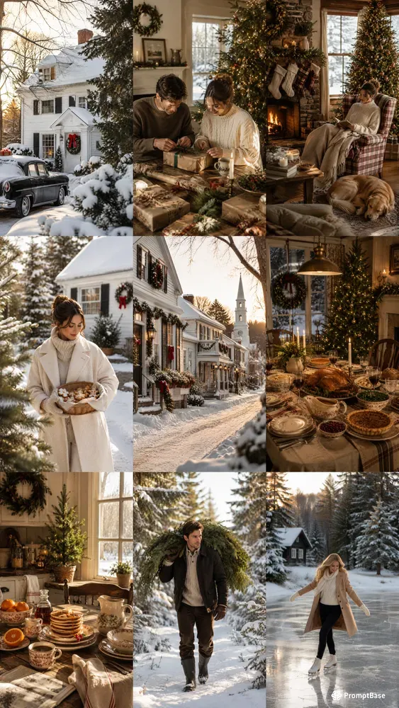 Christmas Chic Vermont Cottage Soft Lives
