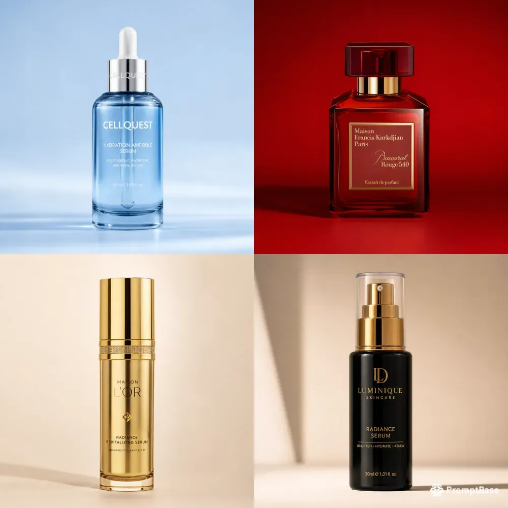 Cosmetic Product Photography Soft Lights