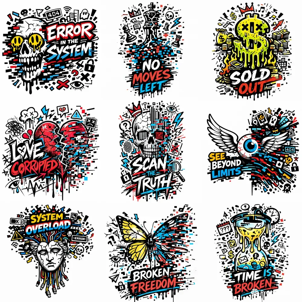 Doodle Graffiti Streetwear Tshirt Designs