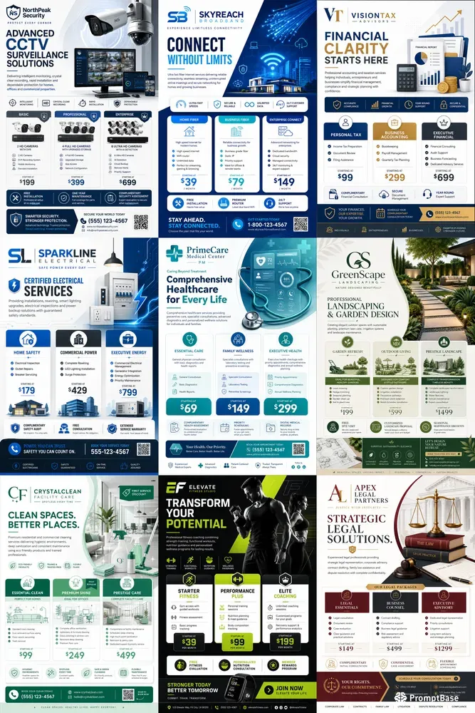Premium Service Posters