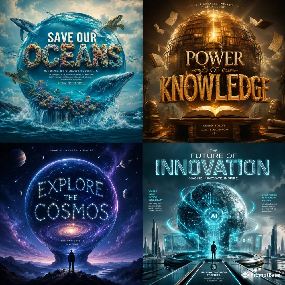 Premium Cinematic Editorial Posters Sets