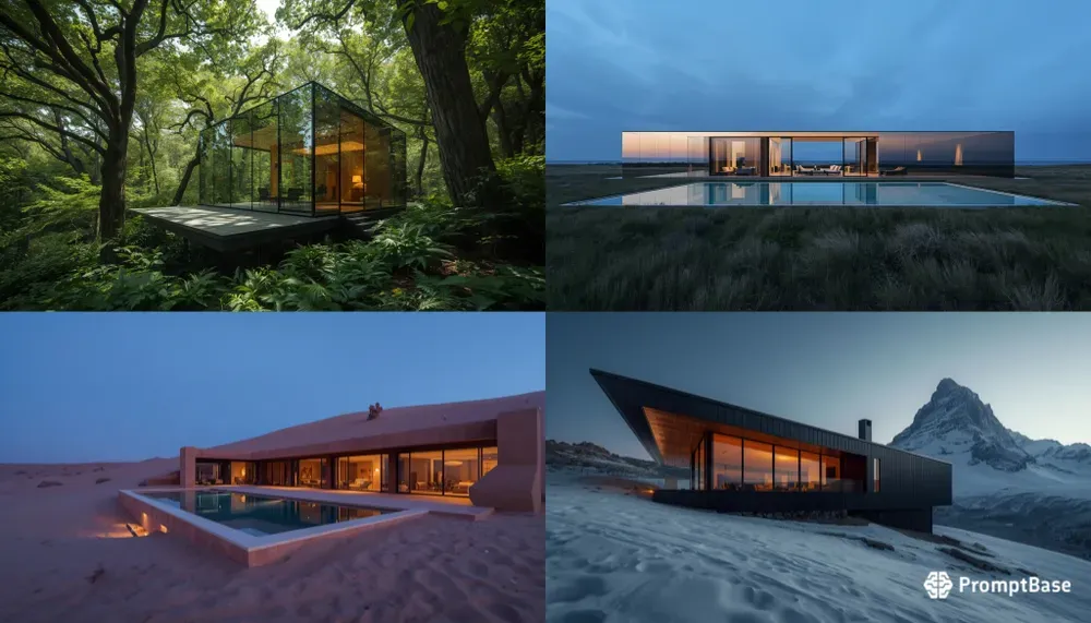 Modern Invisible Subterranean Villas