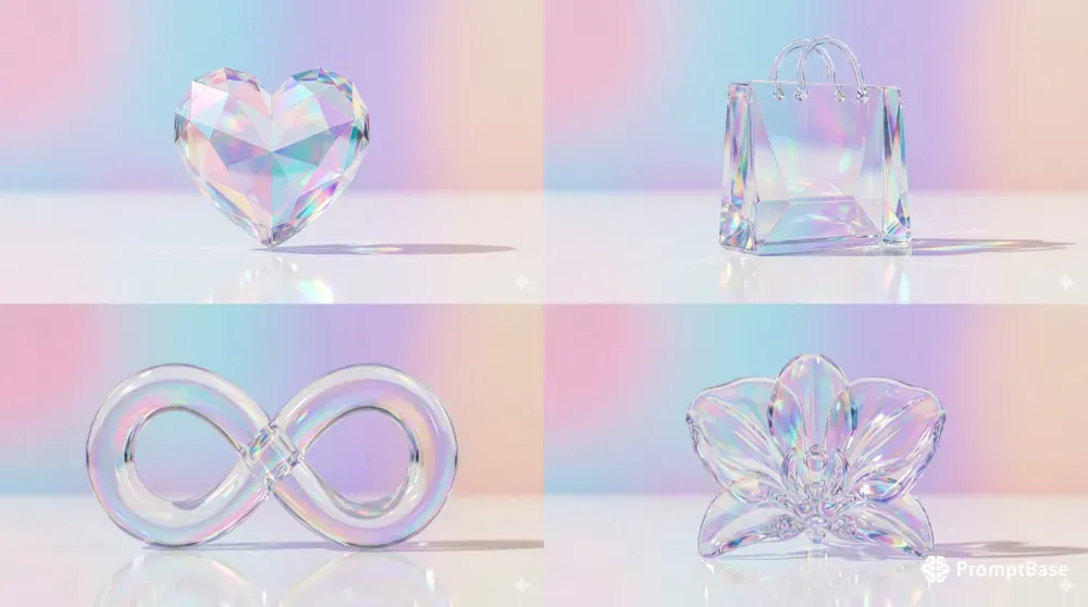Iridescent Glass Object Generator