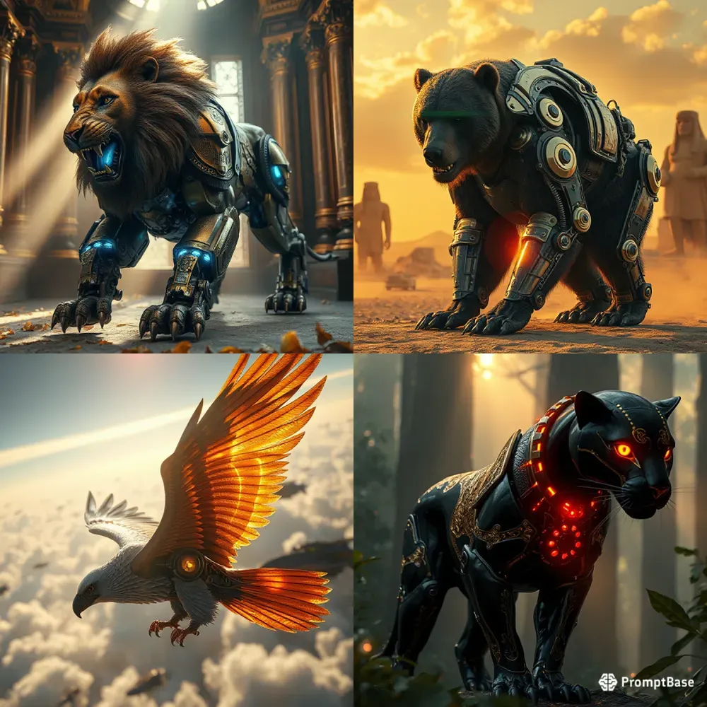 Gilded Bioorganic Mechs