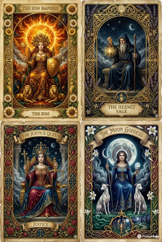 Divine Feminine Tarot Card Pod Art
