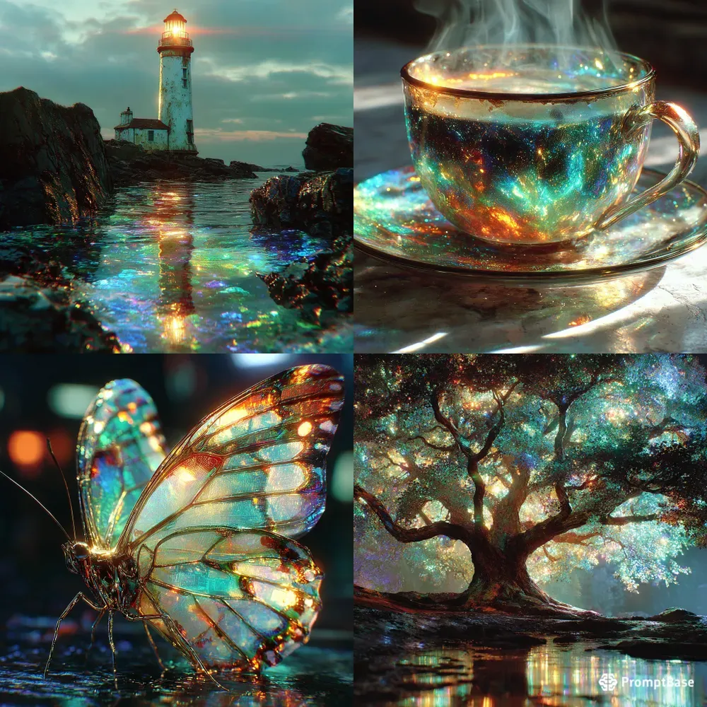 Renders Hyperreal Surreal Neon Glows