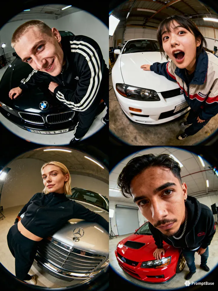 Ultrawide Cinematic Fisheye Portraits