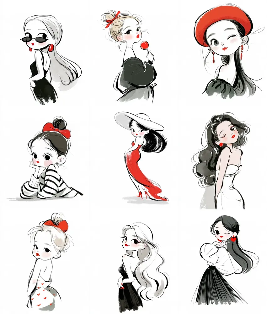 Minimalist Japanese Fashion Art
