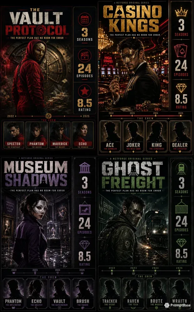 Heist Thriller Poster Generator