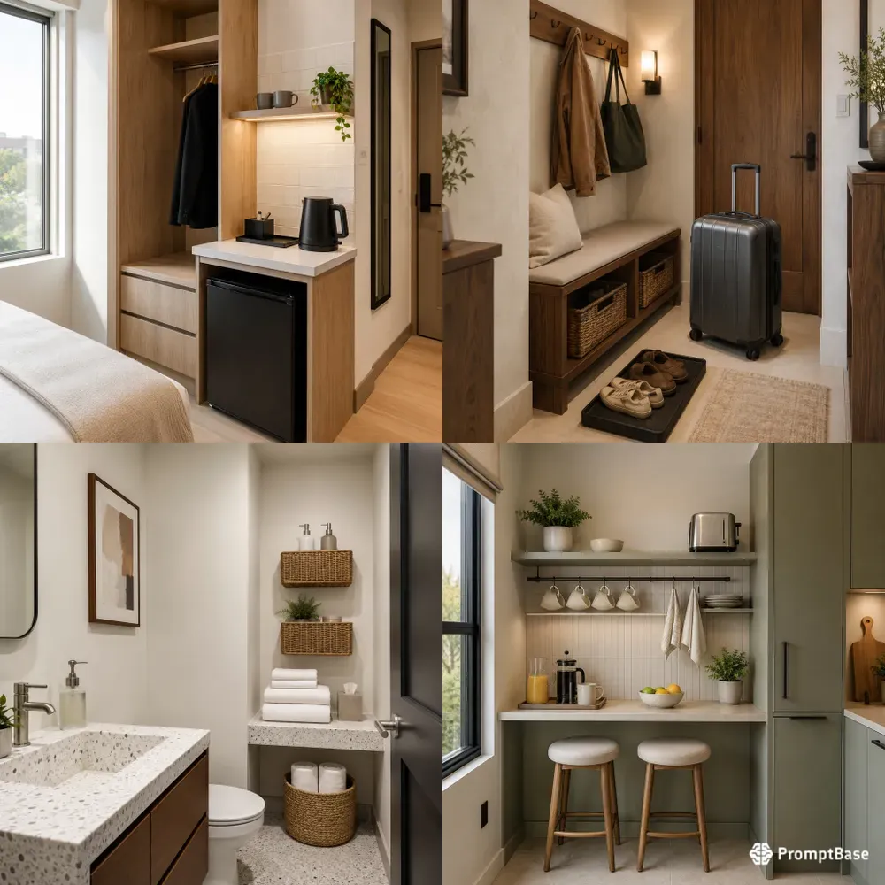 Airbnb Small Space Amenity Scene Builders