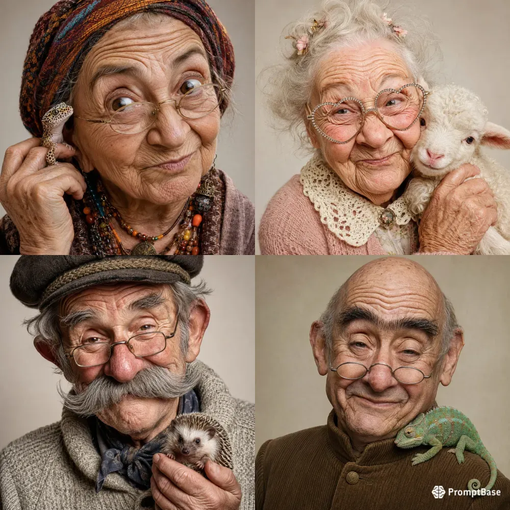 Closeup Whimsical Portrait Photography