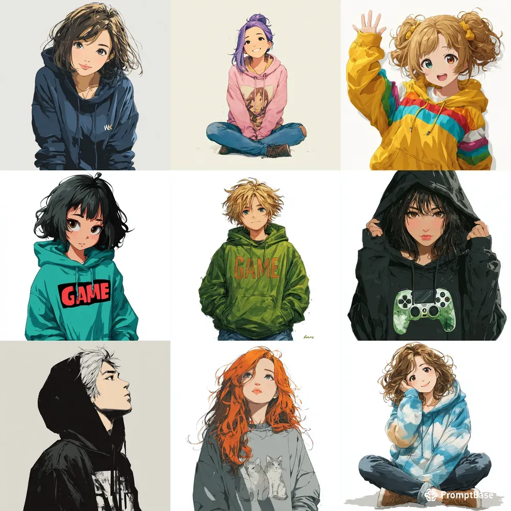 Anime Streetwear Characters
