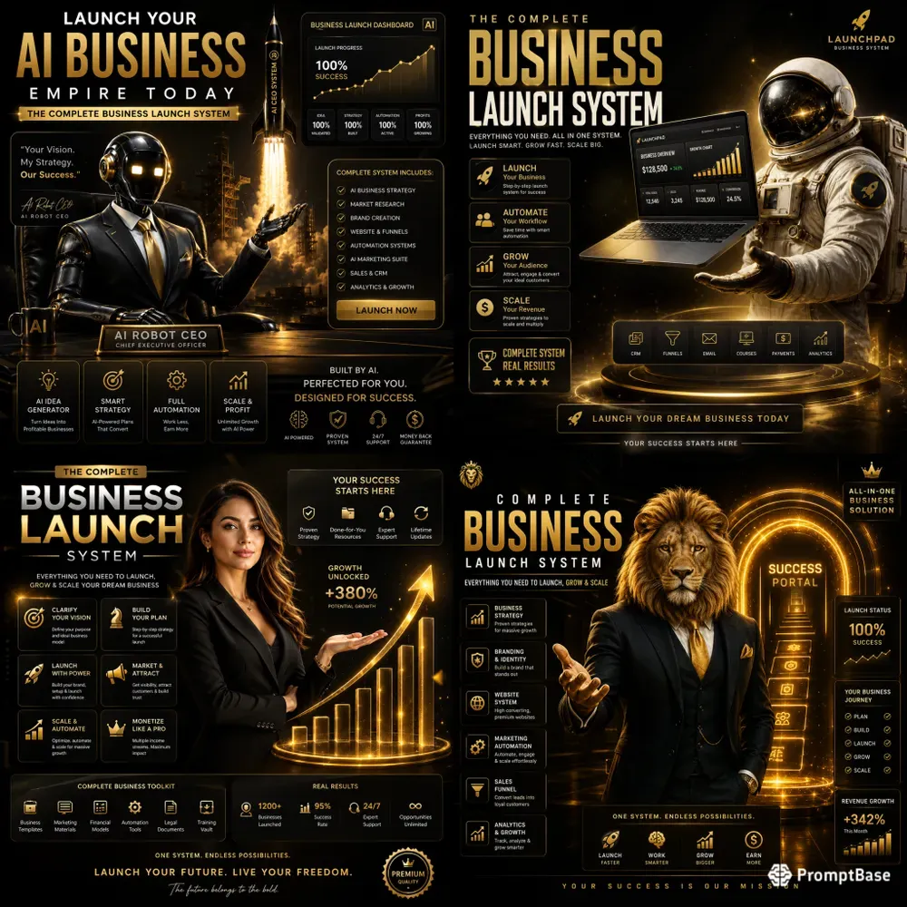 Luxury Business Posters