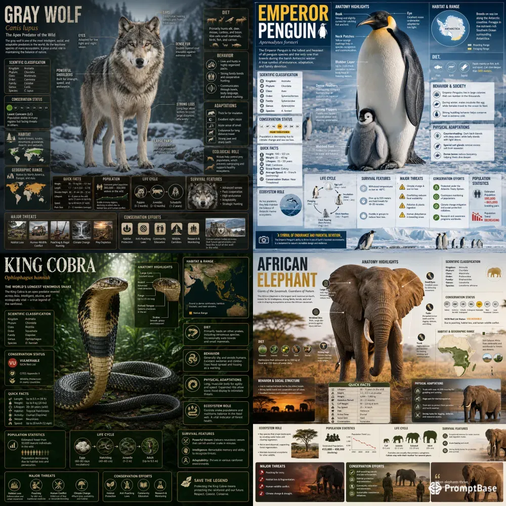 Wildlife Documentary Posters