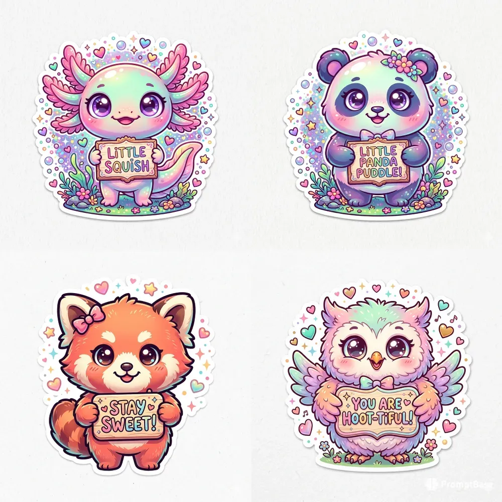 Cute Animal Stickers