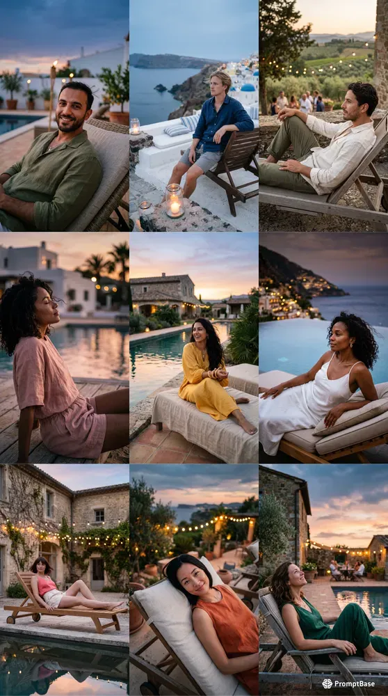 The Mediterranean Sunset Villa Series