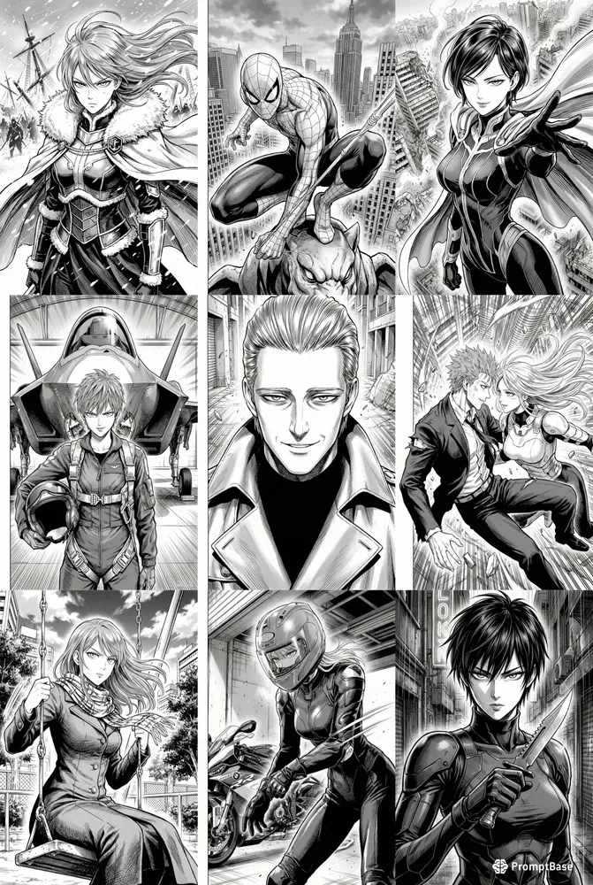 Yusuke Murata Style Opm Manga Art