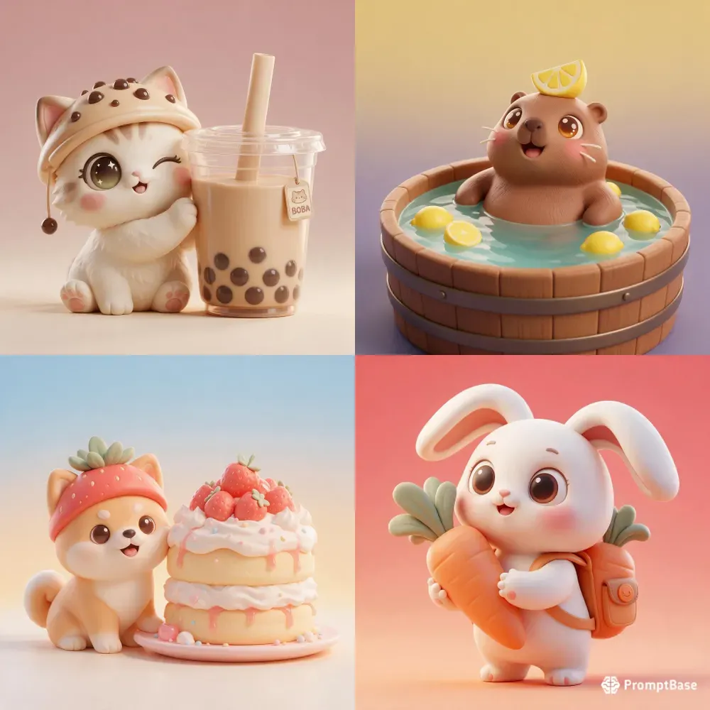 3d Cute Cartoon Character Generator