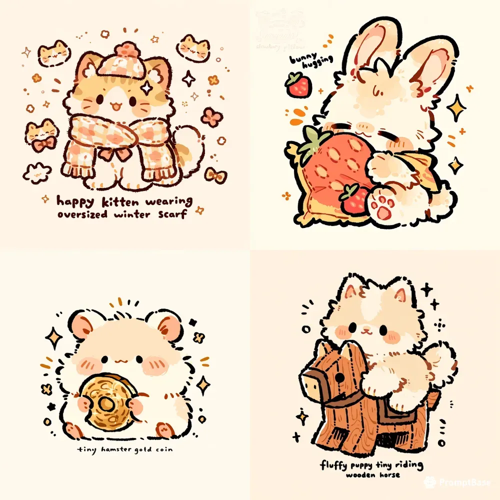 Cute Kawaii Pet Stickers