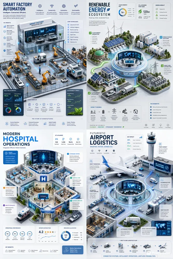 Premium 3D Information Visualizations