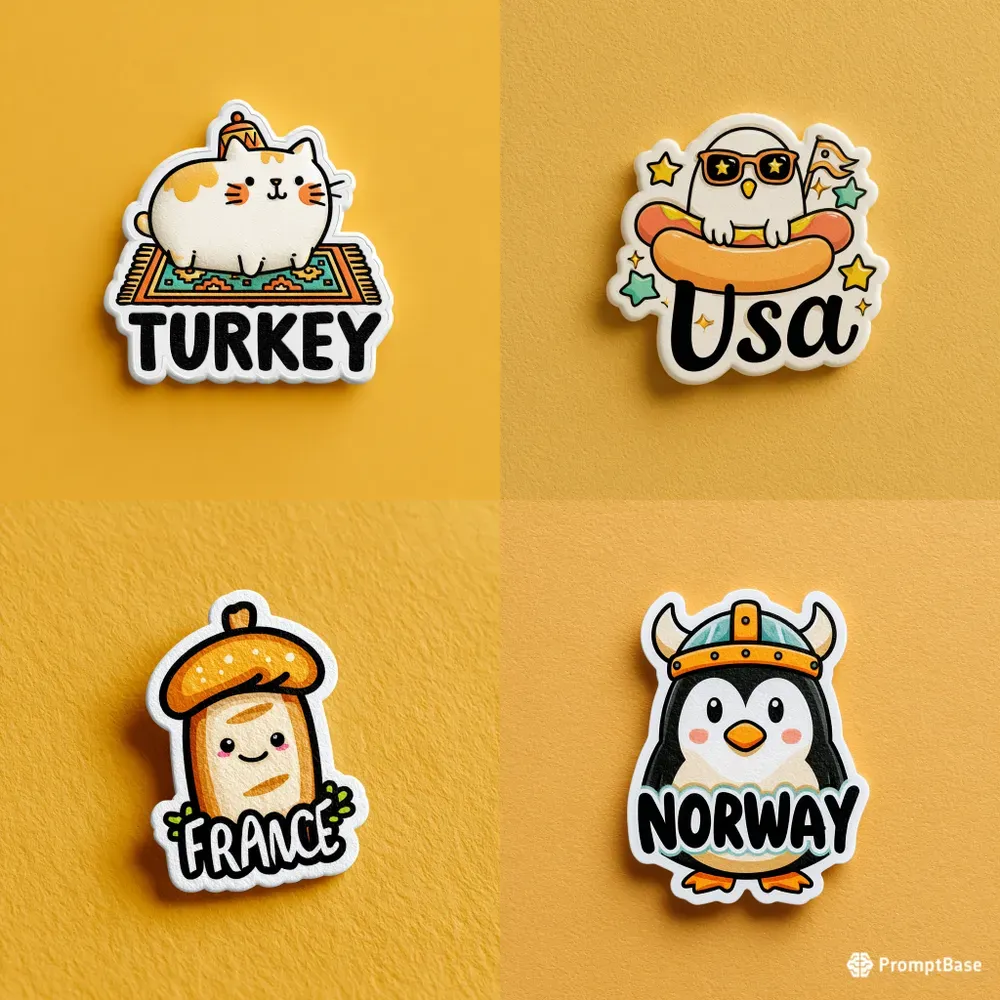 Kawaii Diecut Stickers