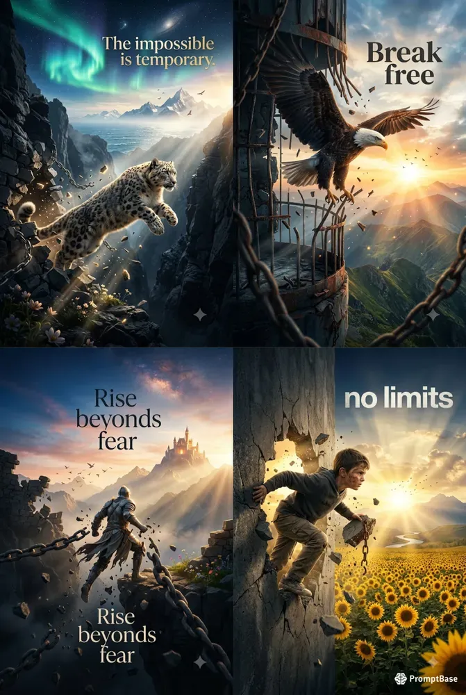 Surreal Motivation Posters