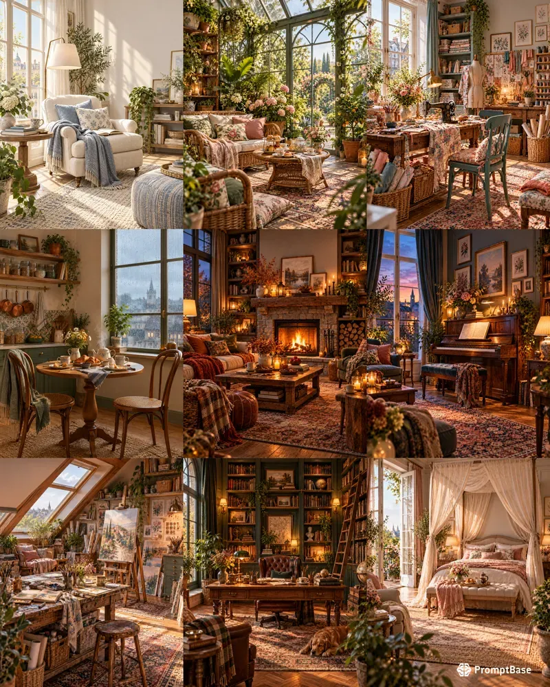 Cozy Interior Story Scenes