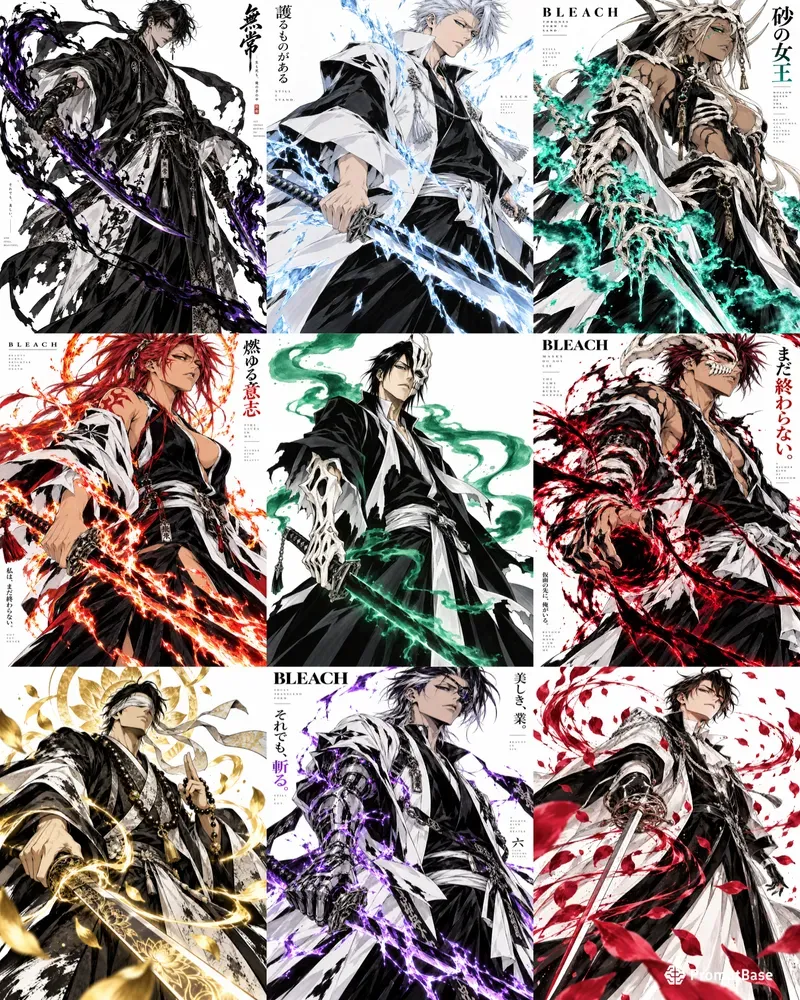Tite Kubo Style Colored Manga Art Pros