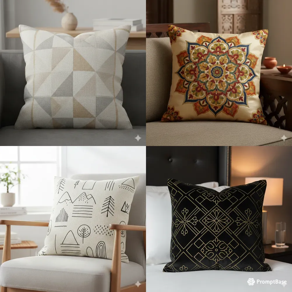 Commercial Pillow Cover Design Pods