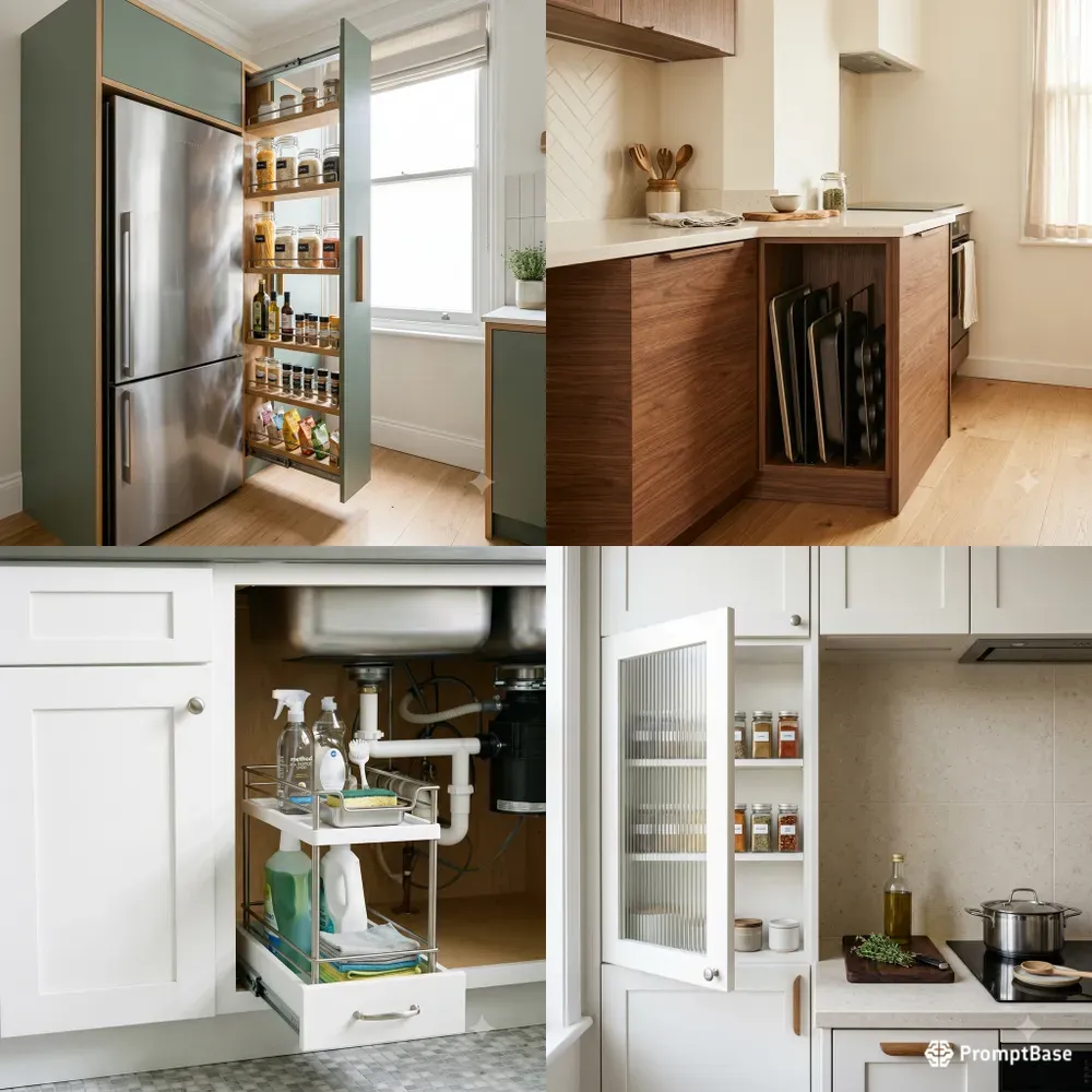 Small Kitchen Storage Scene Builders