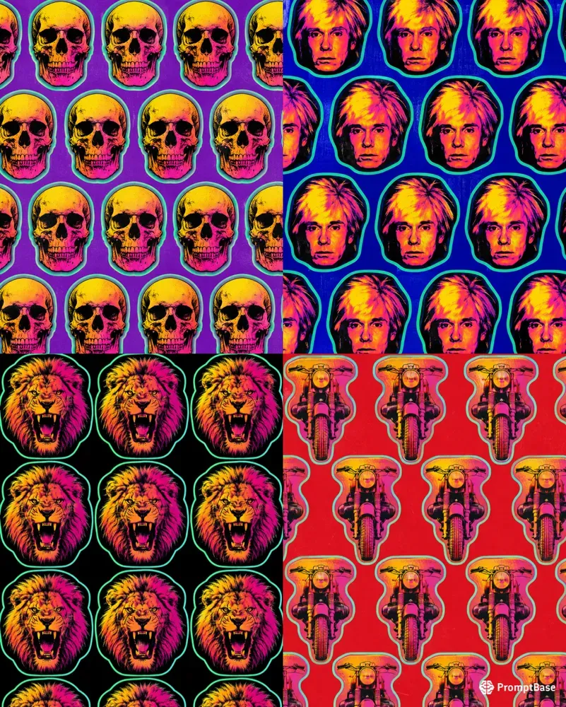 Pop Art Silkscreen Patterns