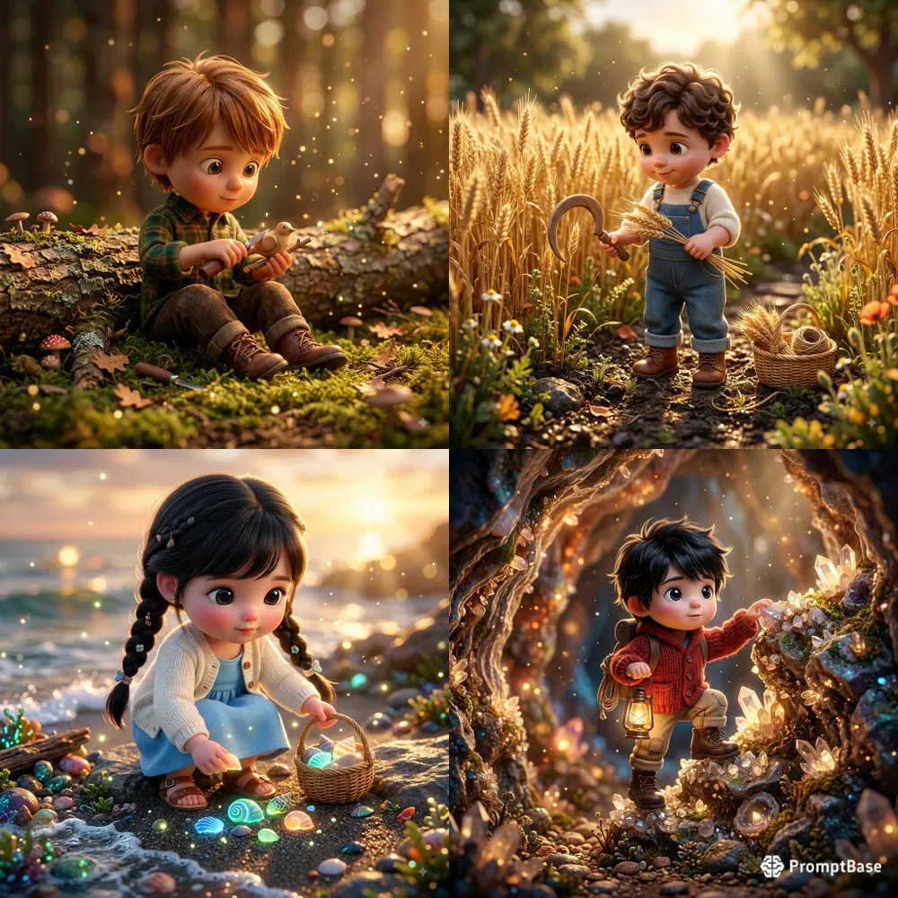 Magical Miniature 3D Storybook Adventures