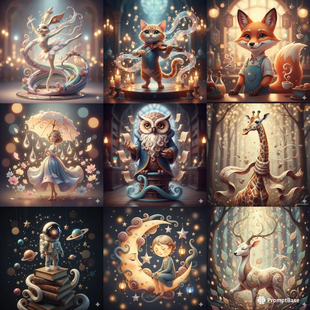 Whimsical Sculptural Fantasy Art