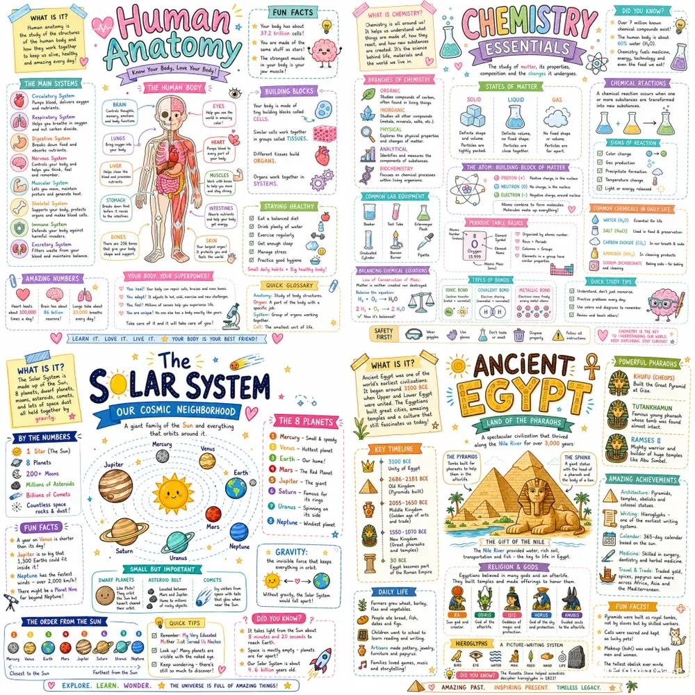 Educational Infographic Posters