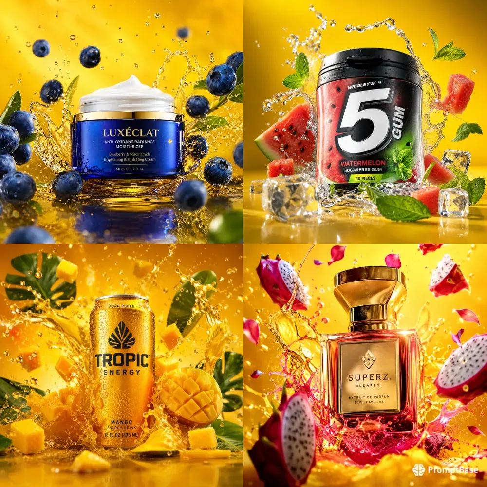 Yellow Burst Product Ads