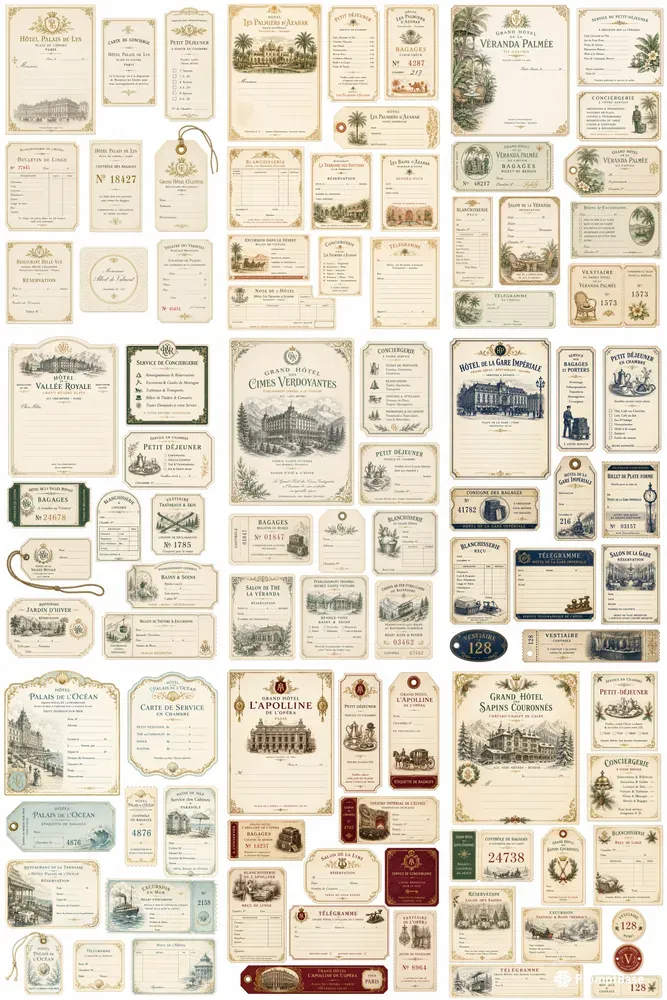 Grand Hotel Vintage Ephemera