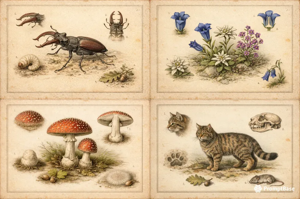 Museumgrade Natural History Plates