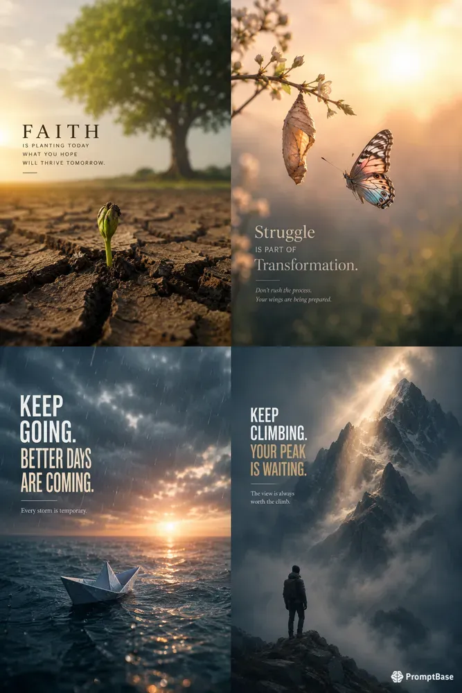 Motivational Editorial Posters