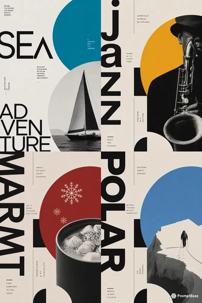 Minimalist Editorial Posters