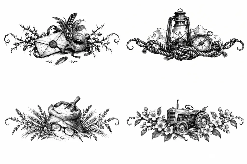 Chapter Header Art For Book Interiors