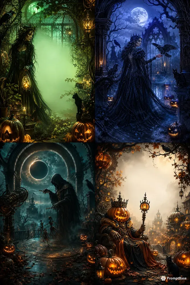 Premium Halloween Book Cover Generator