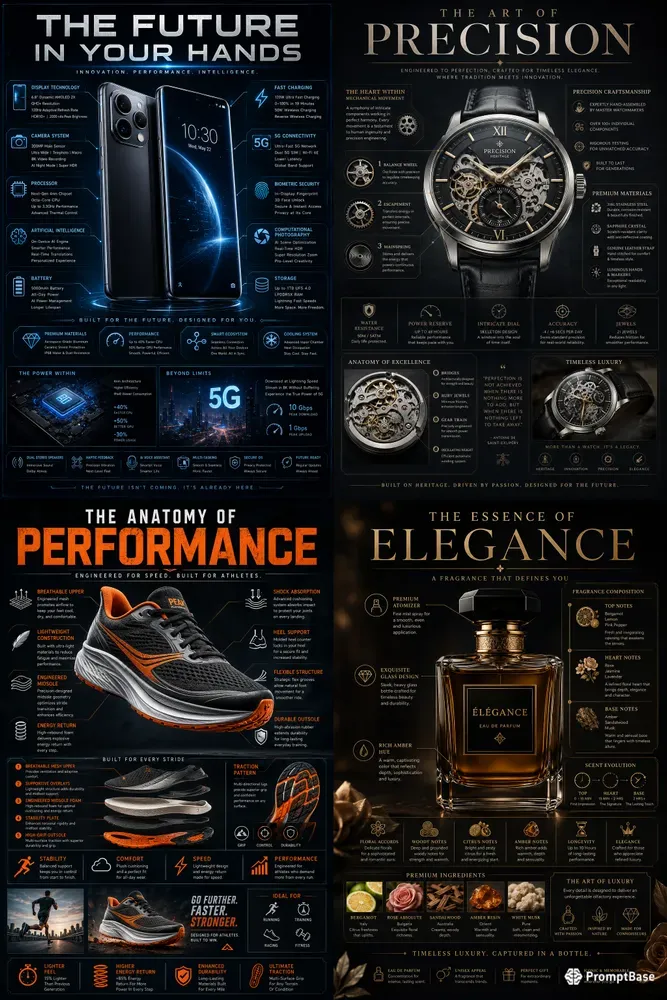 Cinematic Infographic Posters