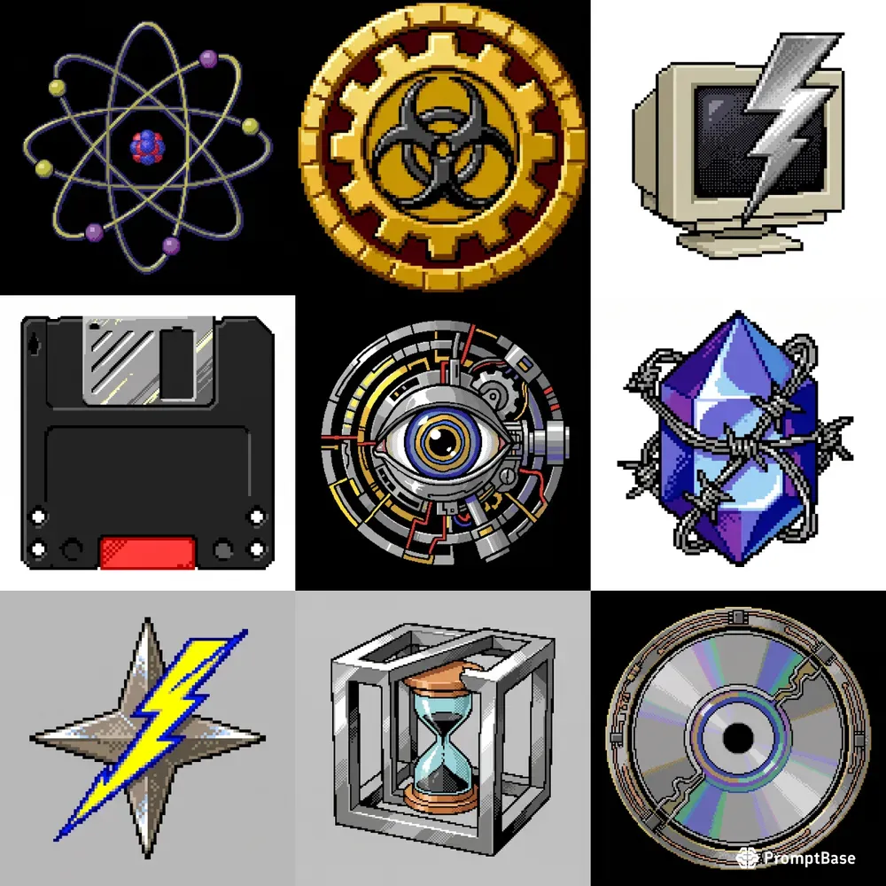 90s Website Logo Generator