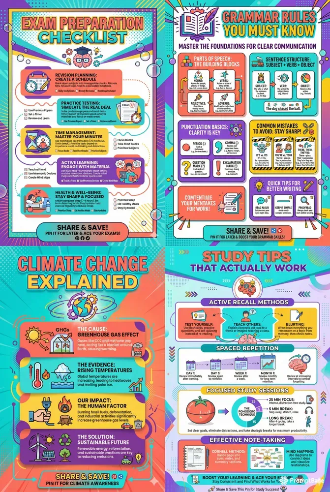 Educational Pinterest Infographics
