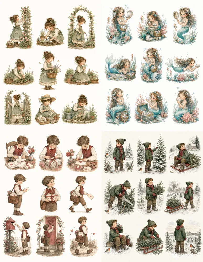 Storybook Fussycut Ephemera