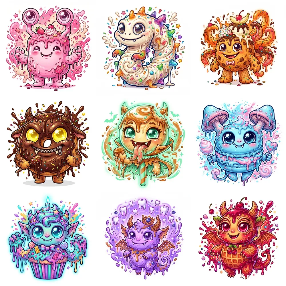 Sweet Nightmares Mascot Characters
