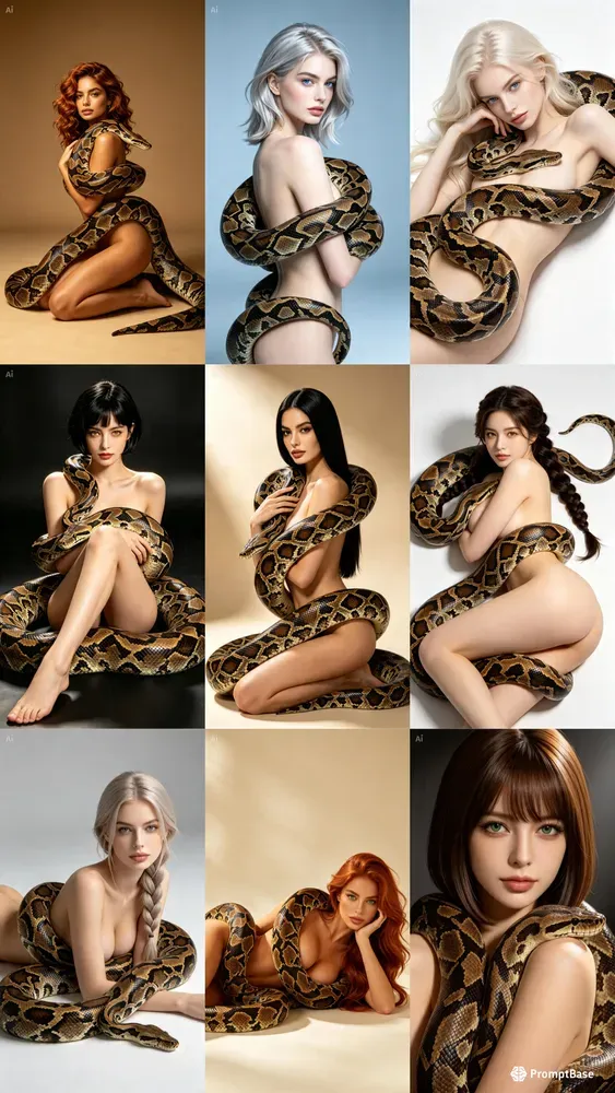 Artistic With Python Portraits
